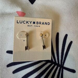 Lucky Brand Gold Arrow Earrings